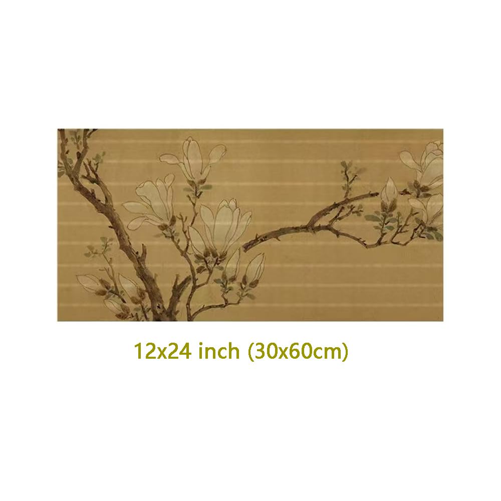 Asian Style Bamboo Table Runner (Magnolia / 12x24 Inch)