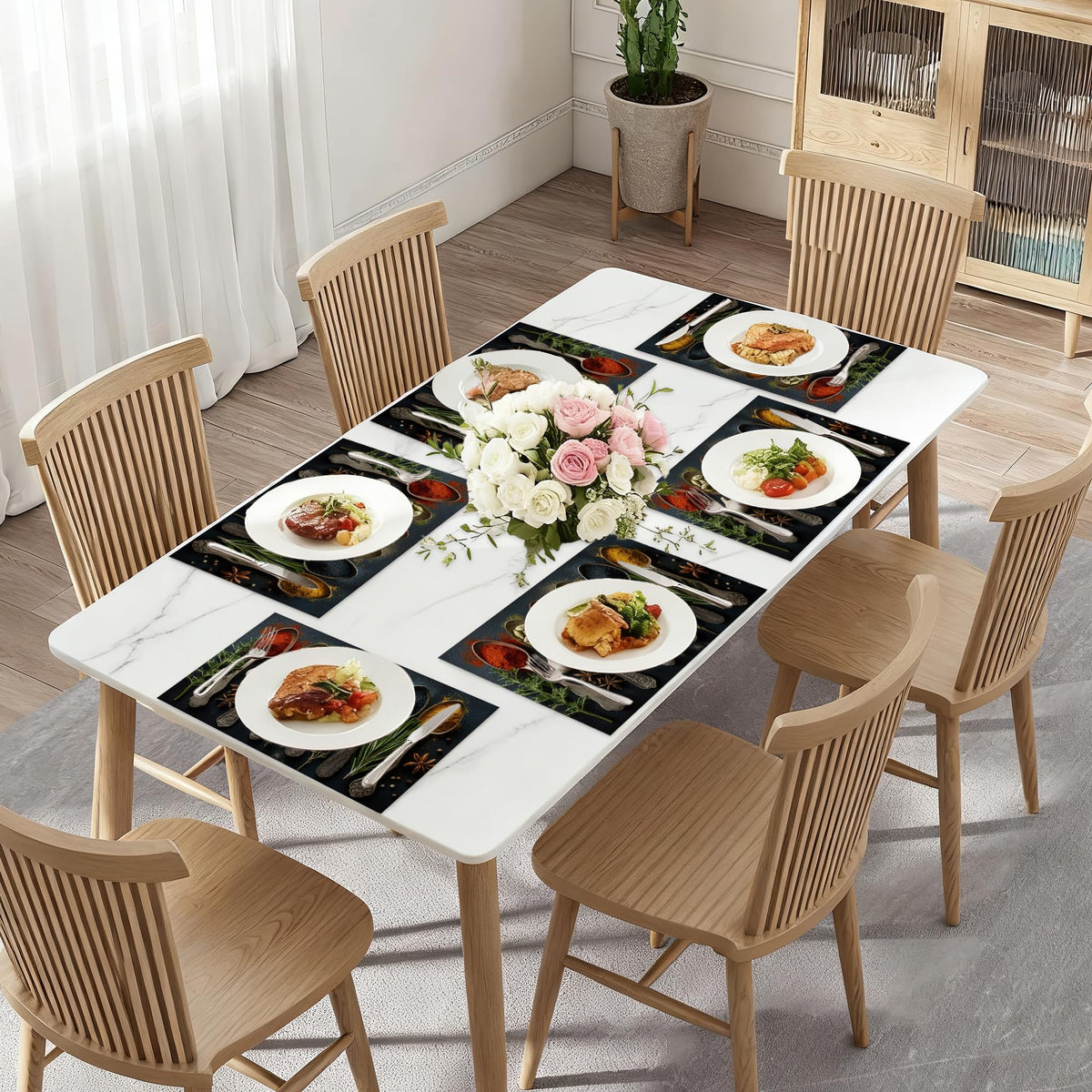 Cooking Herbs Spices Table Mats Set of 6 (Cooking Herbs Spices)