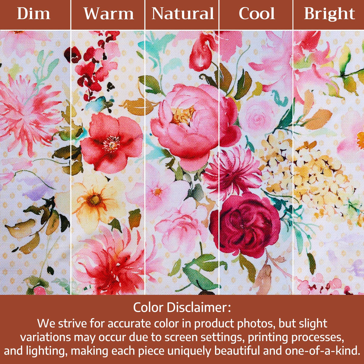 Placemats Set of 4 Reusable 100% Combed Cotton (046 - Summer Joy / 13" X 19" (Pack of 4))