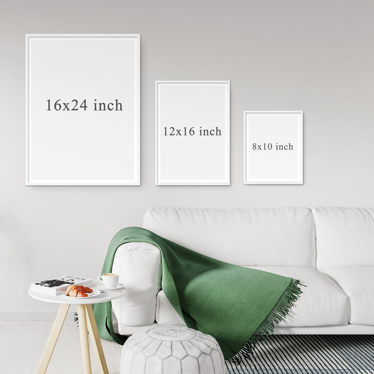 Zen Above Bed Poster Print Decor Inhale Exhale Green Lotus Flower Canvas Wall Art Painting Yoga Calming Meditation Artwork Pictures Bedroom Living Room Decoration 16x24 Inch Unframed Set of 3 (Green Lotus Art Prints / 16x24 Inch)