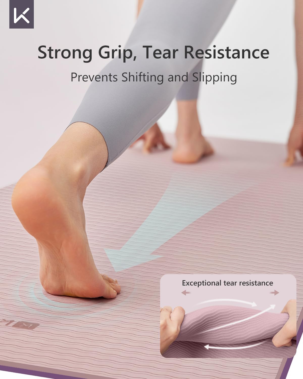 72" x 24" Yoga Mat (pink)