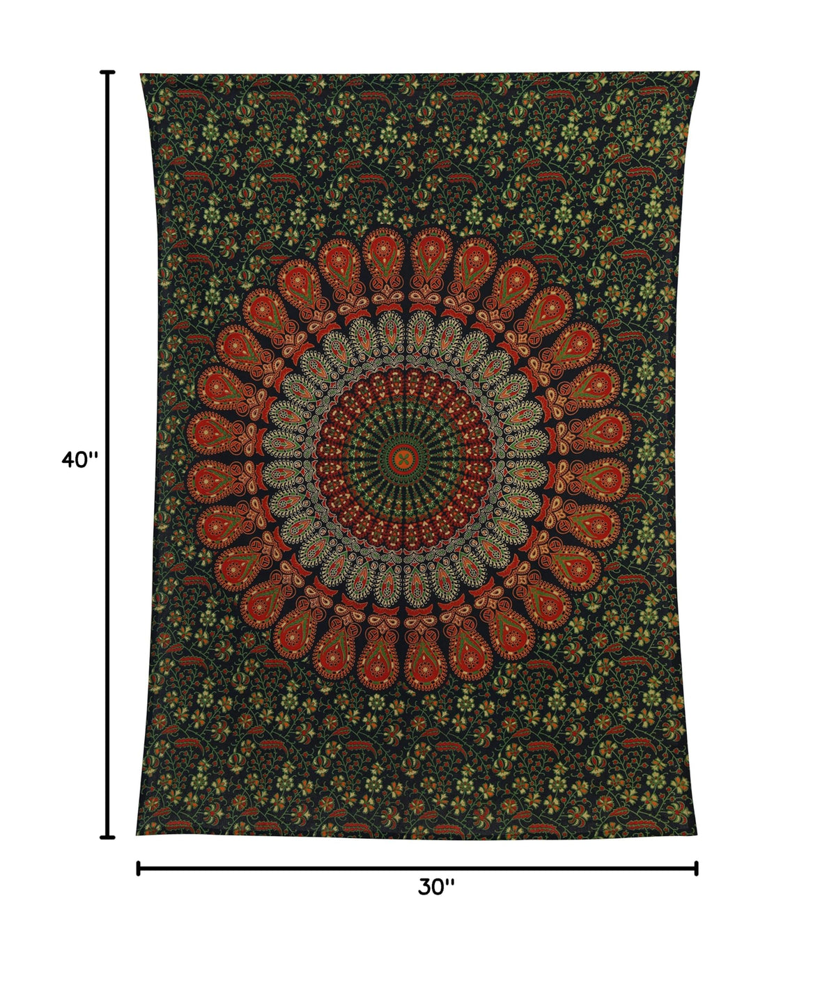 Organic Cotton (Golden Green / 40"L x 30"W)
