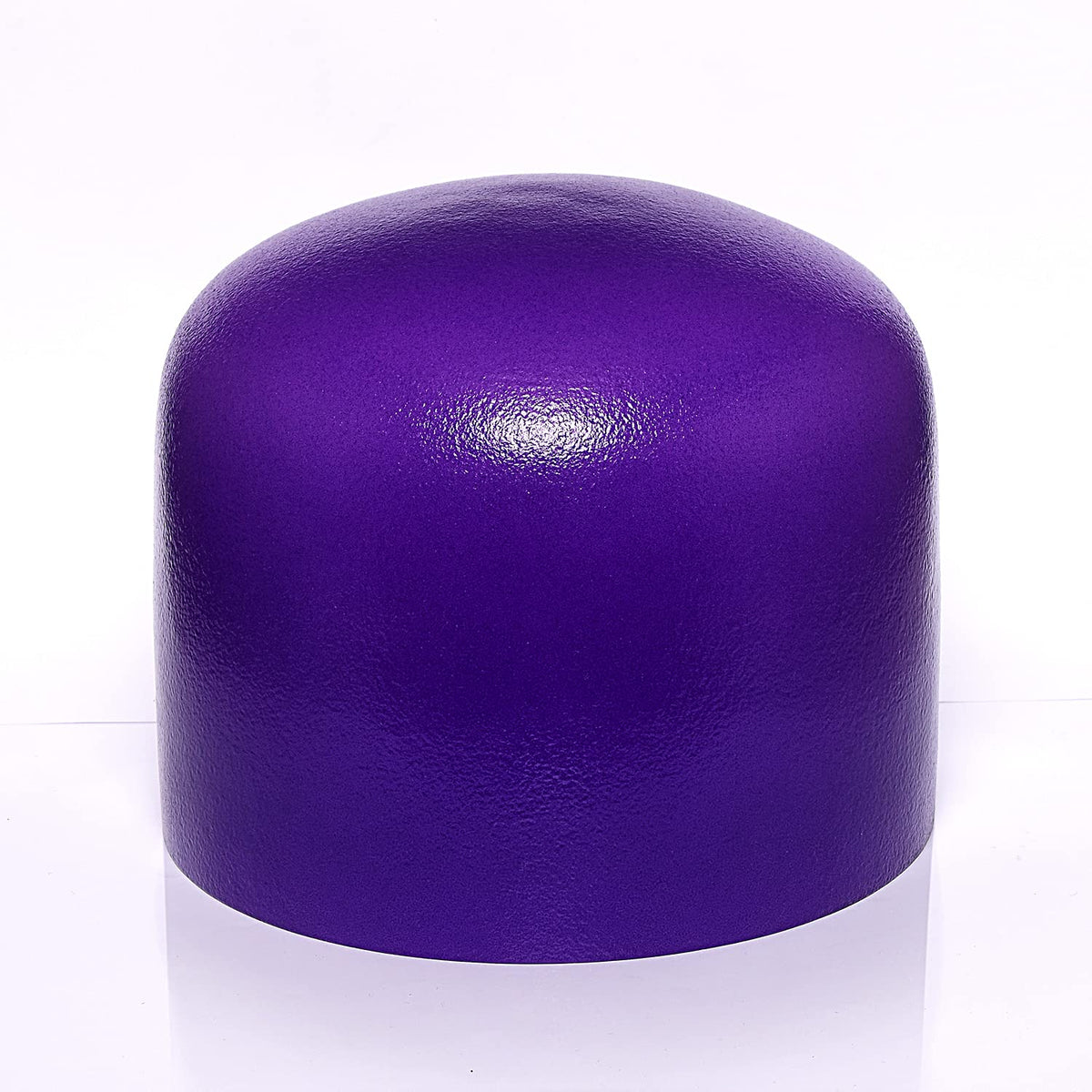 B Note Crown Chakra Purple Colored Quartz Frosted Crystal Singing Bowl 8 inch (8 inch / B Purple)