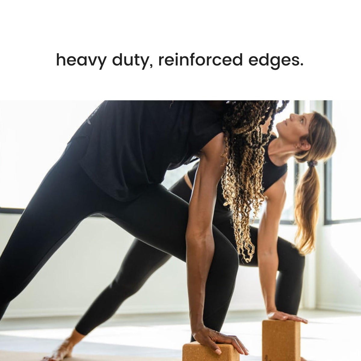 Cork Yoga Blocks 2 Pack (Lean On Me)