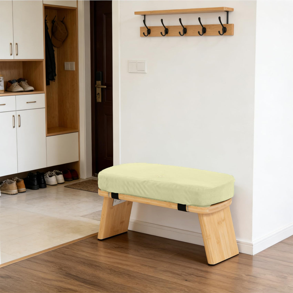 Bamboo Meditation Bench (Beige-bag)