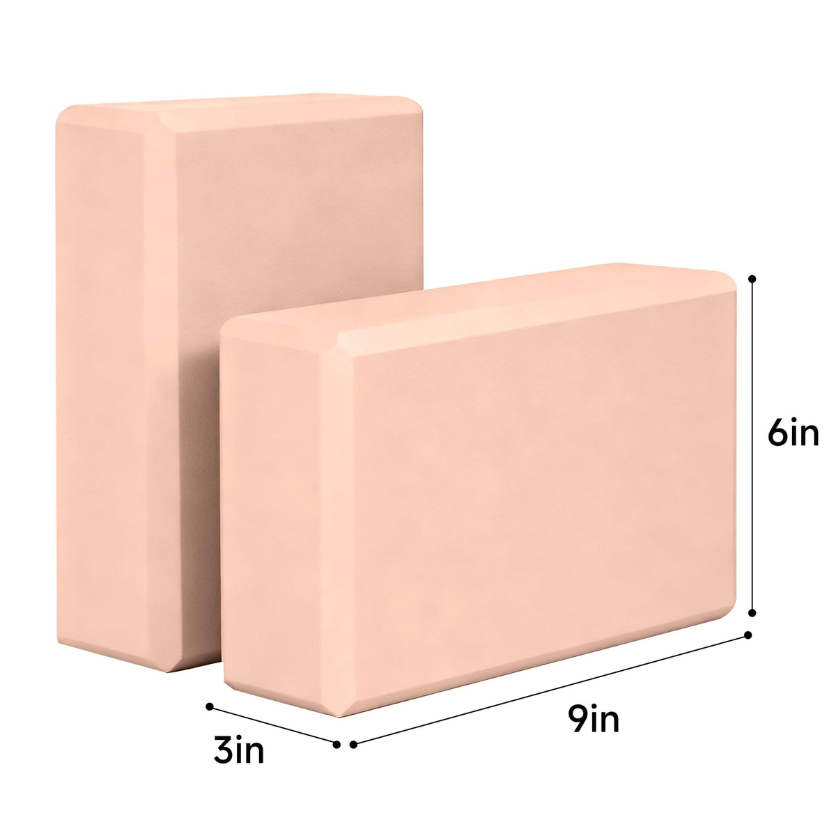 Yoga Blocks 2 Pack (Pink)