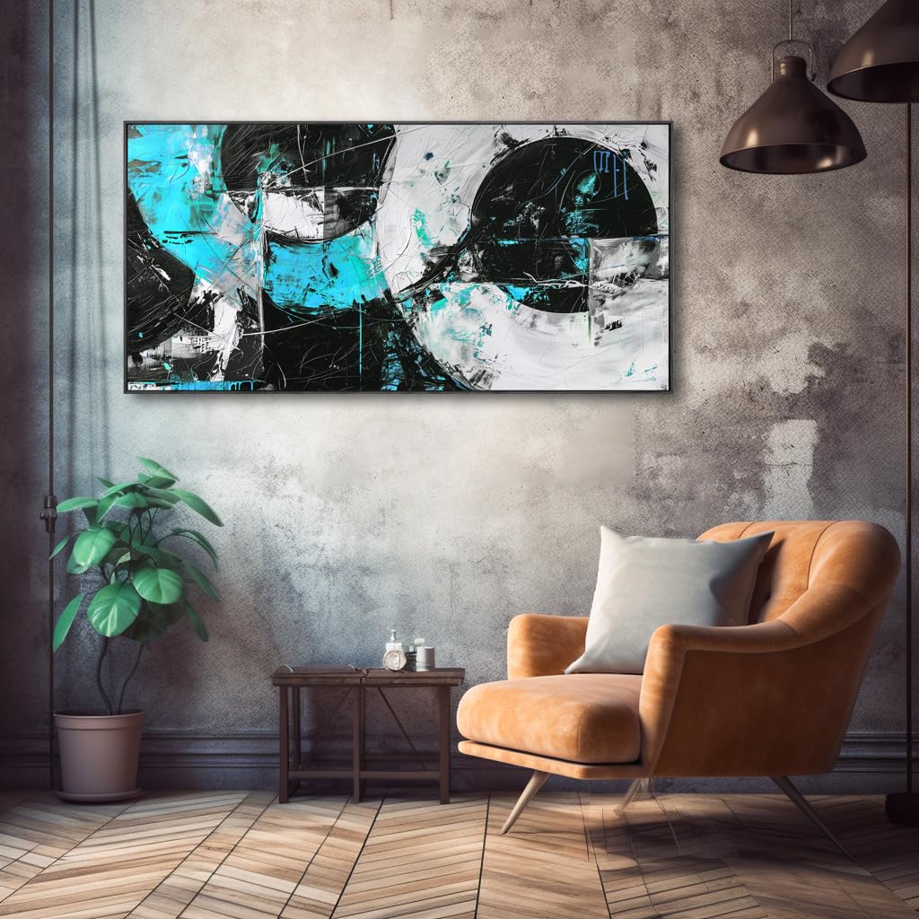 Modern Abstract Wall Art (58"L x 29"W / Abstract 02)