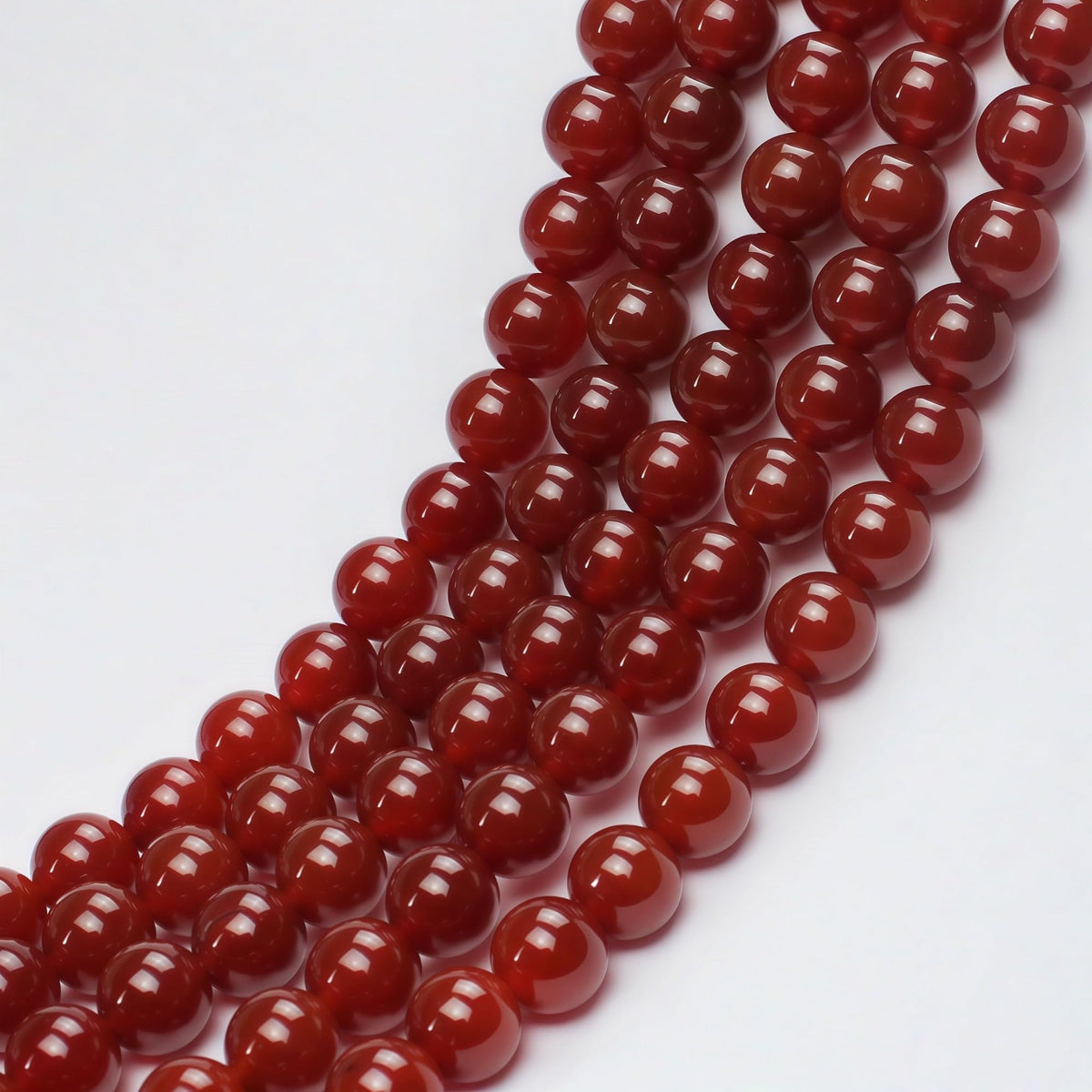 Natural Stone Bead Red Cornelian Gemstone Loose Beads for Jewelry Making Bracelet Necklace 12mm (Red Agate / 12mm)