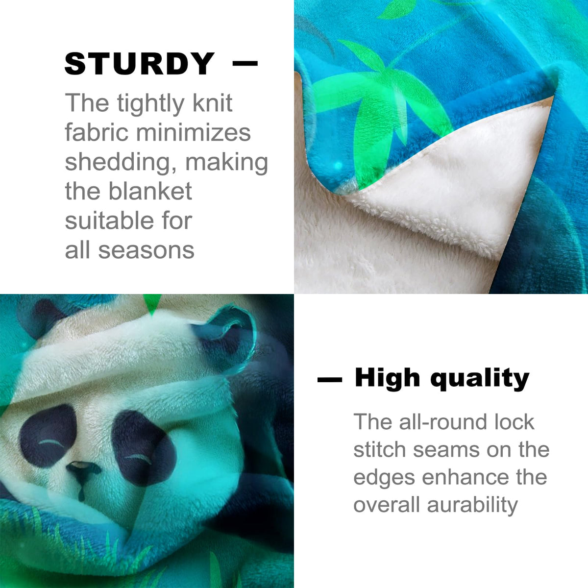 Forest Blanket Tranquil Green Bamboo Throw Blankets with Soaring Bird (40x50in / Bamboo)