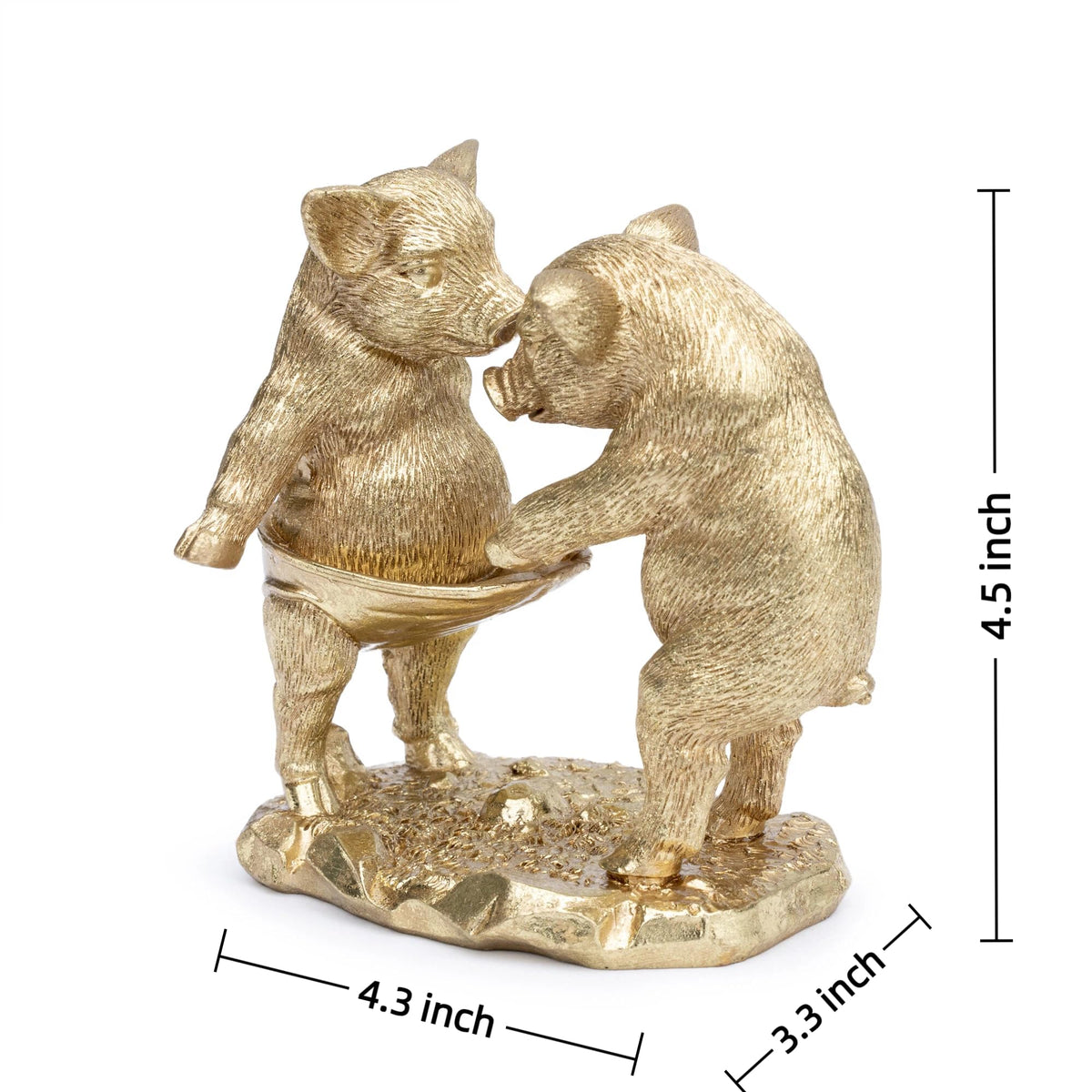 Funn Pig Couple Figurine (Funny Pig)