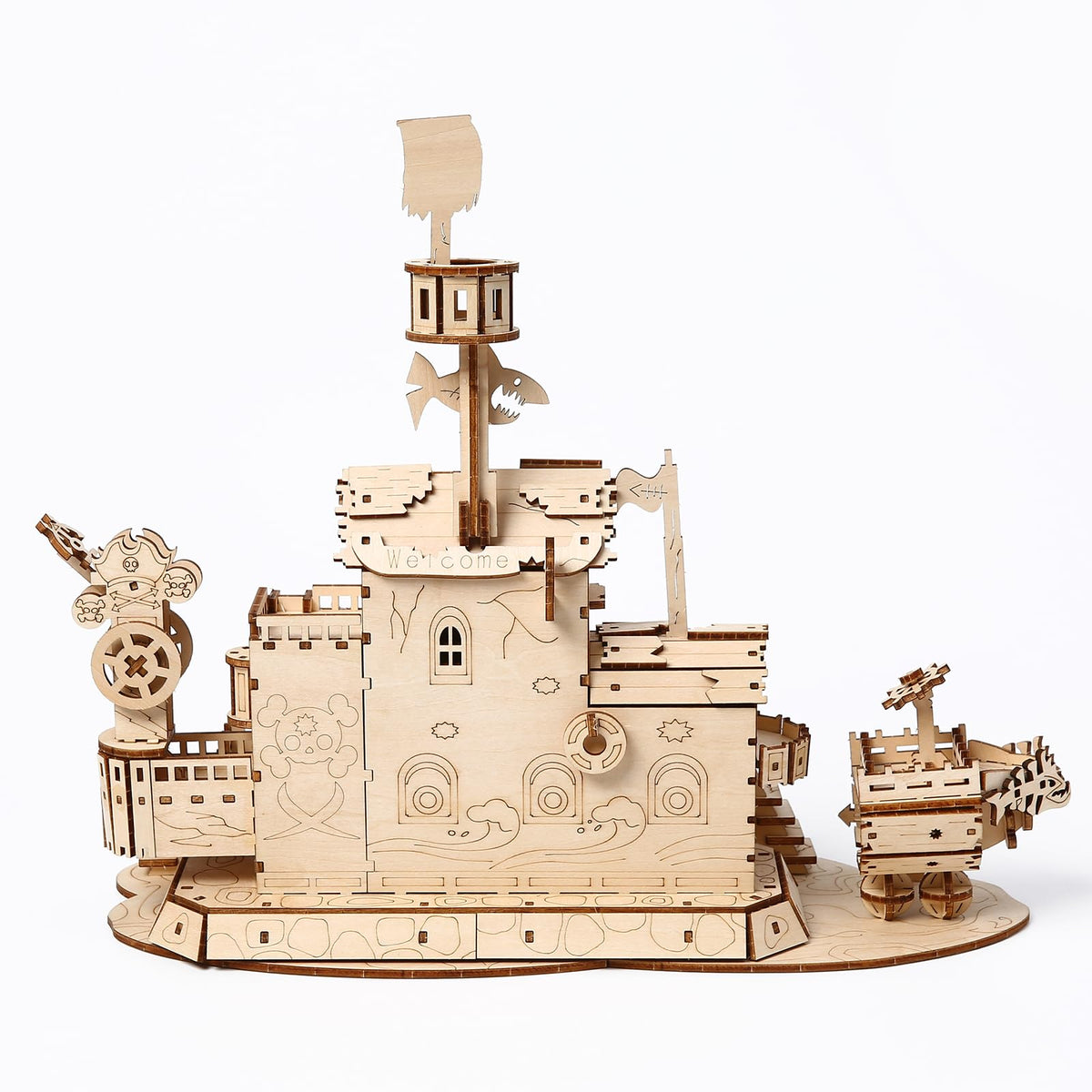 3D Wooden Puzzle for Adults (Pirate Tavern)