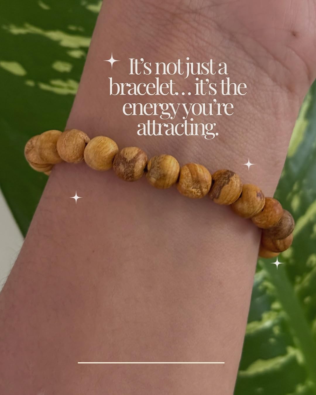 Palo Santo Bracelet Handmade in Peru (Medium)