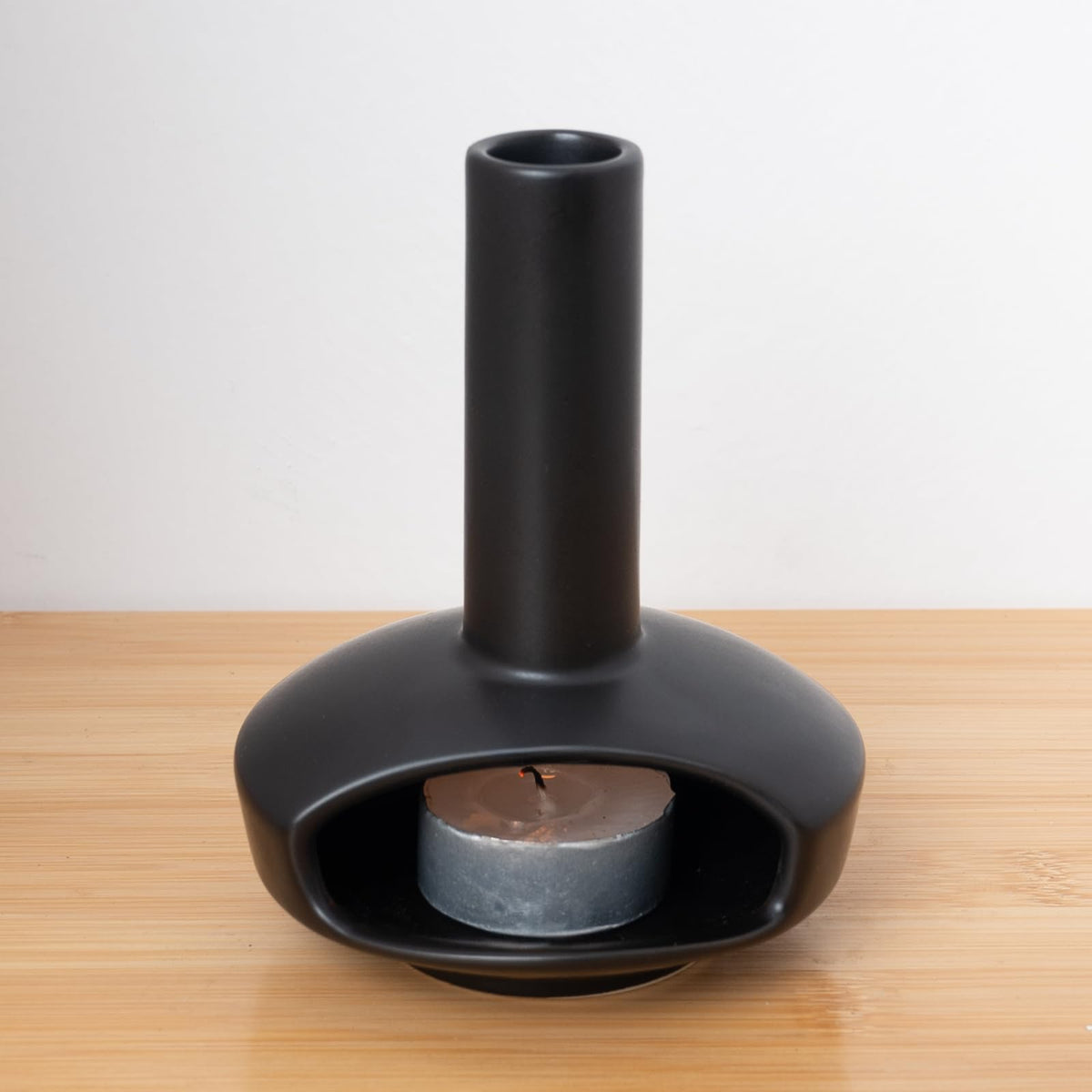 Mini Chimney Incense Burner (Round Bottomed Palo - Black)