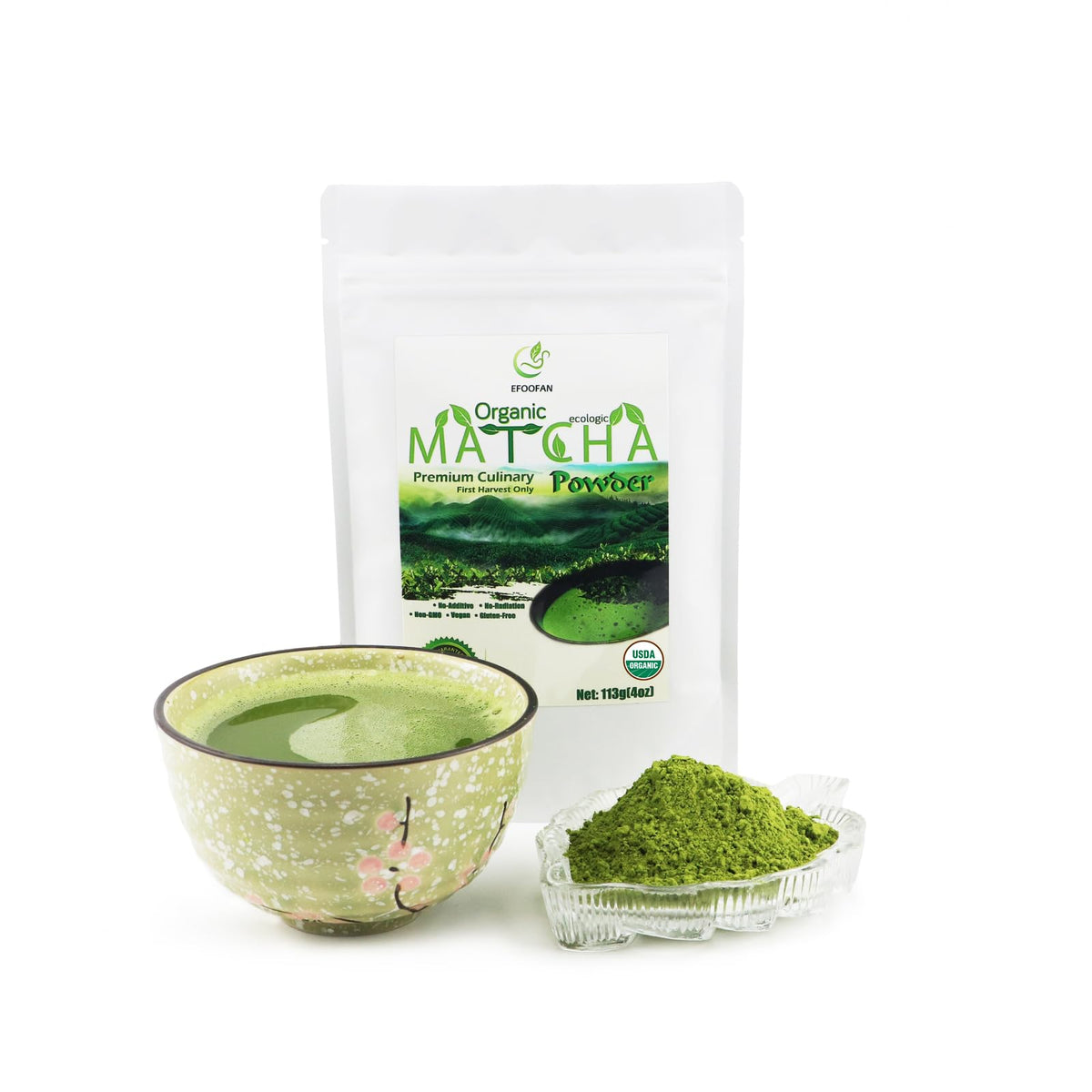Organic Premium Culinary Matcha Powder (4 Ounce (Pack of 1))