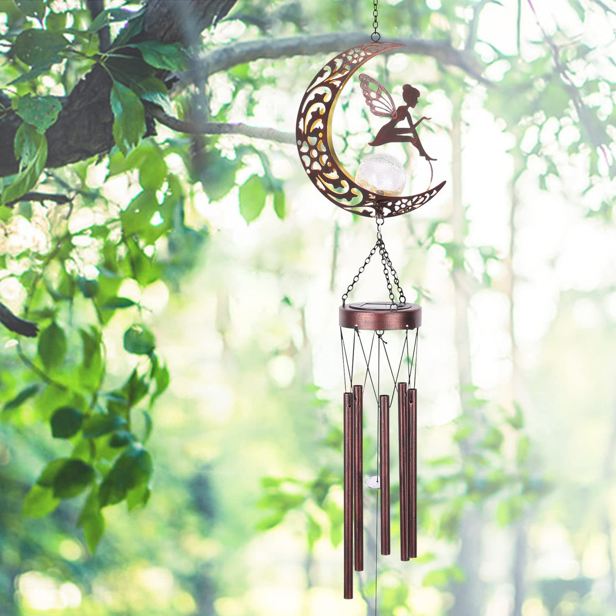 Solar Wind Chime for Outside (43.5")