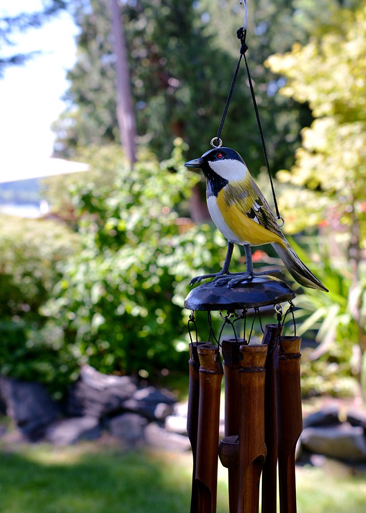 Gifts Bamboo Wind Chime (Hand Painted Golden Tan)