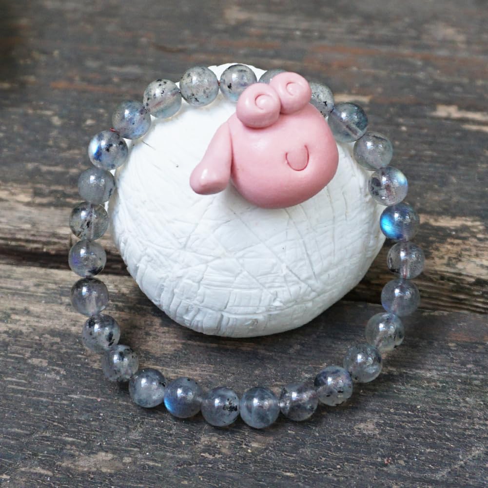 6MM Labradorite Bracelet for Women Men (6MM Labradorite Bracelet)