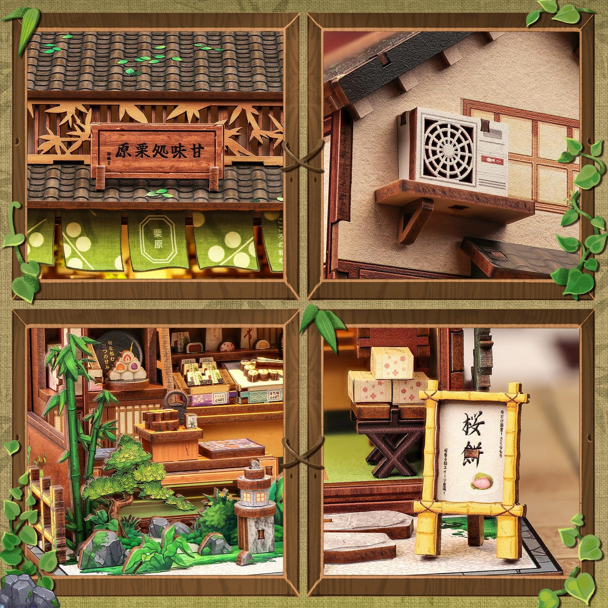 Book Nook Kit Japanese Miniature Desert Shop (Kanmi-dokoro Kurihara)