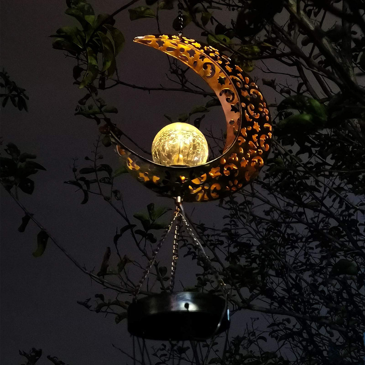 Outdoor Moon Light Wind Chimes (Moon)