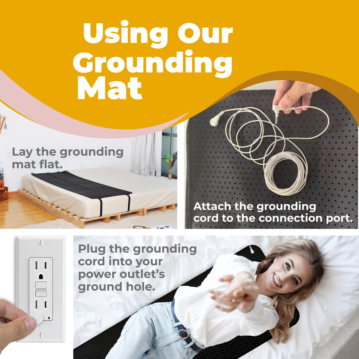 Grounding Sleeping Mat for Bed (Queen)