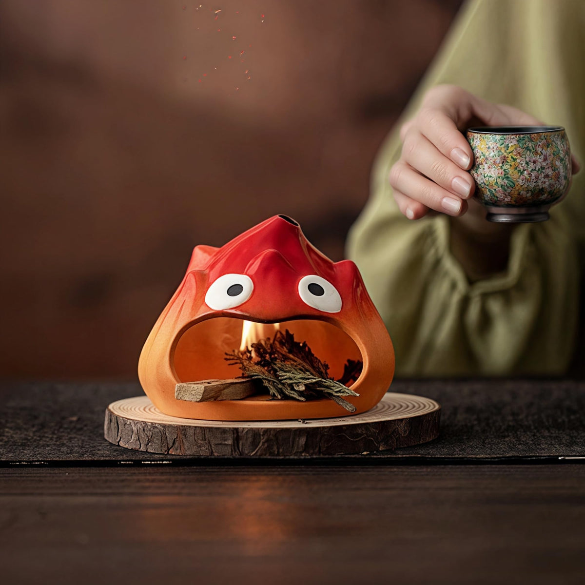 Palo Santo Holder (Red)