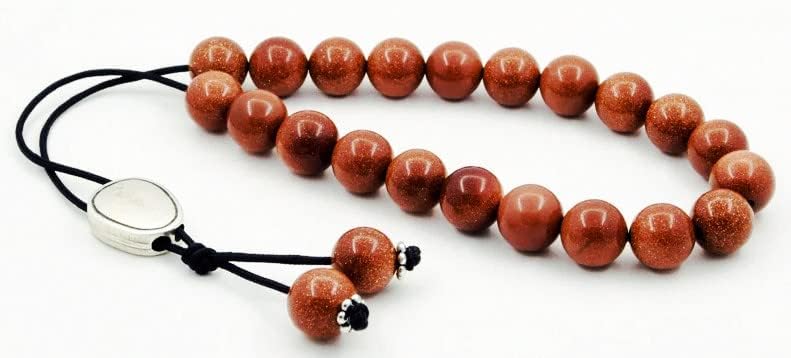 108 Pcs Goldstone Beads for Jewelry Making 8 MM Goldstone Gemstones Loose Stone Beads (Goldstone / 8MM, 108pcs)