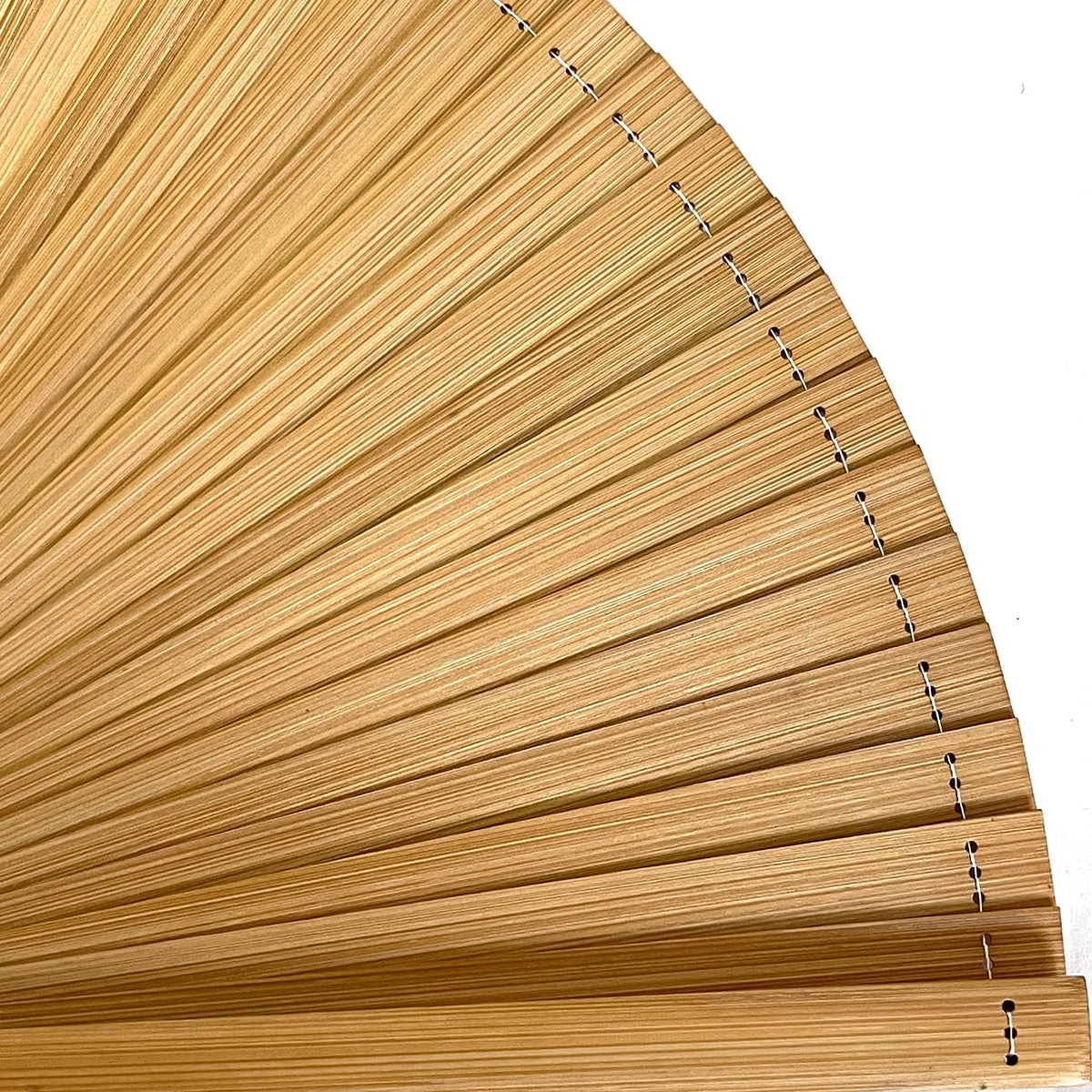 Hand Fan for Vintage Japanese Bamboo Fashion Gift Elegant for Dance Music Festival Wedding Church Decoration Party (Beige / Medium)