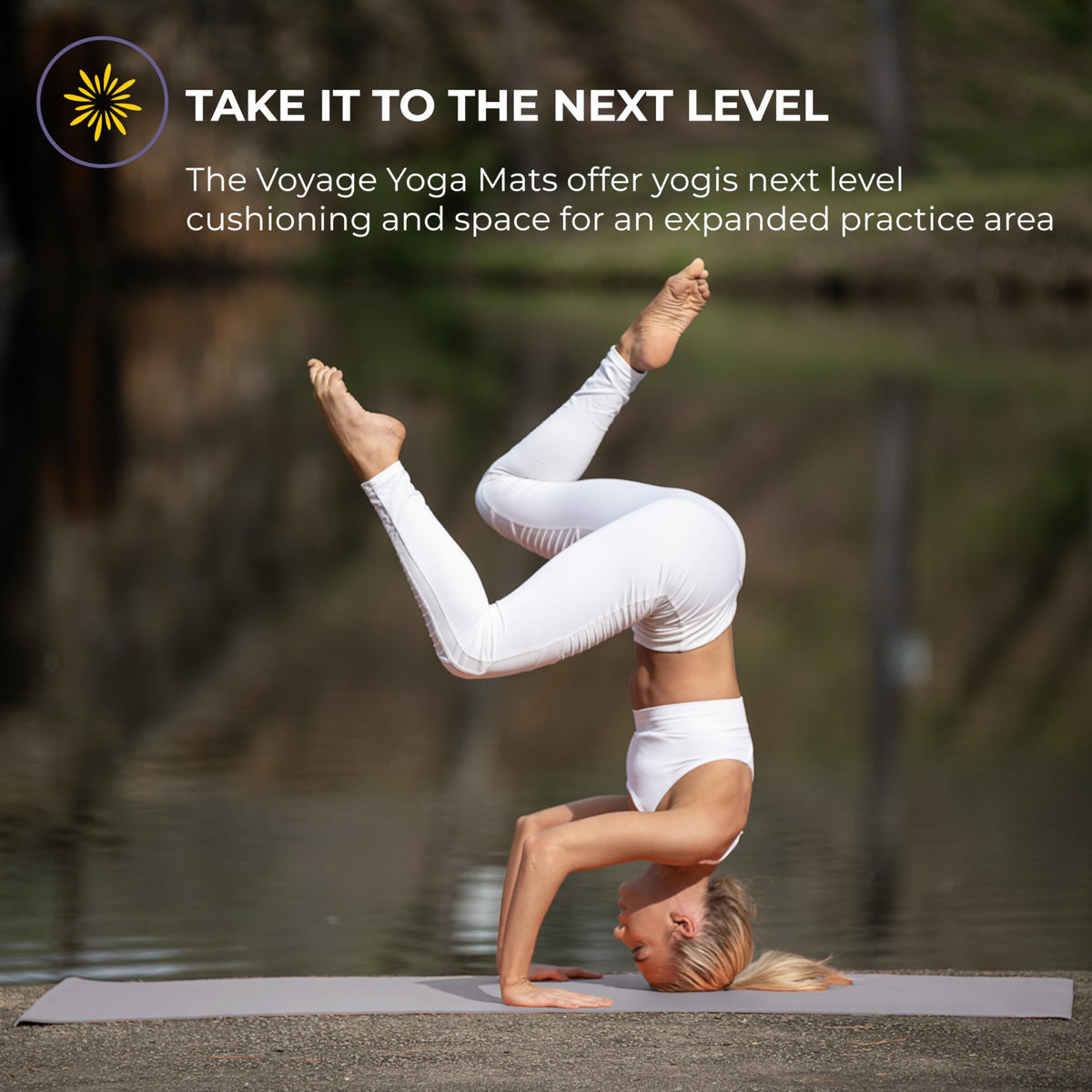 Voyage 5mm Studio Yoga Mats (Cool Gray)