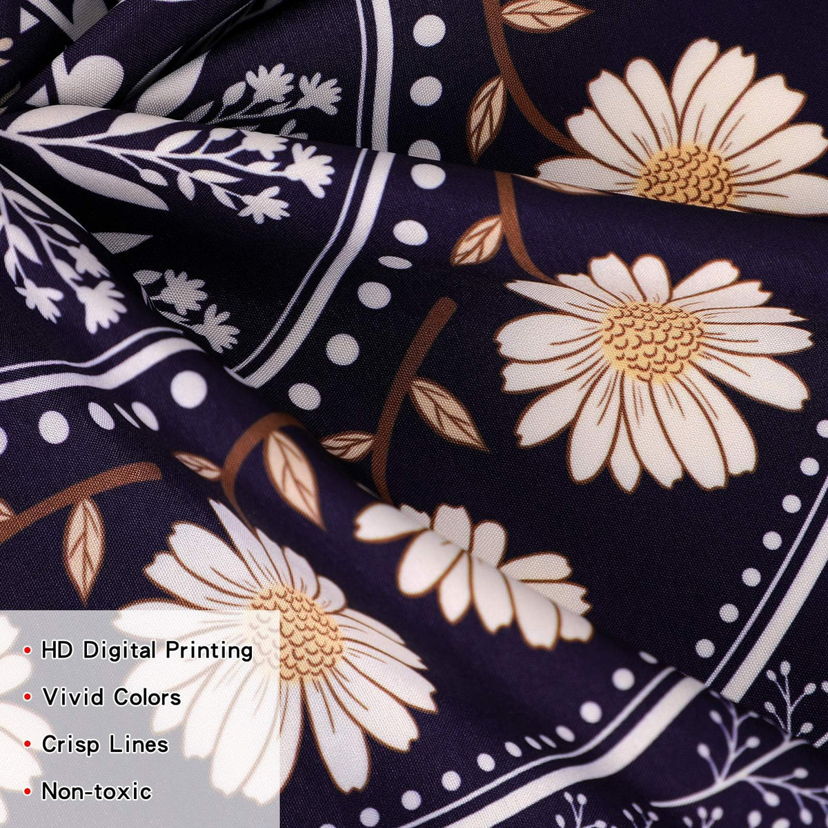 Mandala Tapestry Aesthetic (60"L x 52"W / Boho Tapestry-Navy Blue)