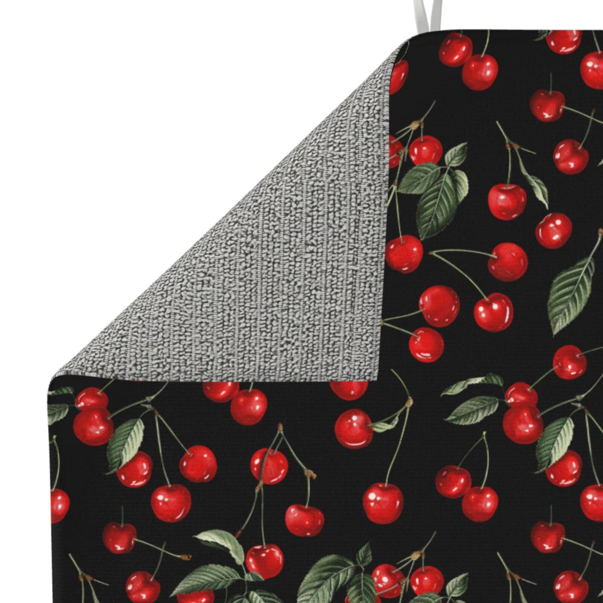 Red Fruit Cherry Dish Drying Mat For Kitchen Counter Dry Mats Microfiber Dish Drainer Mat Protector Pad Absorbent Fast Drying Kitchen Must (Red Fruit Cherry / 18" x 16")