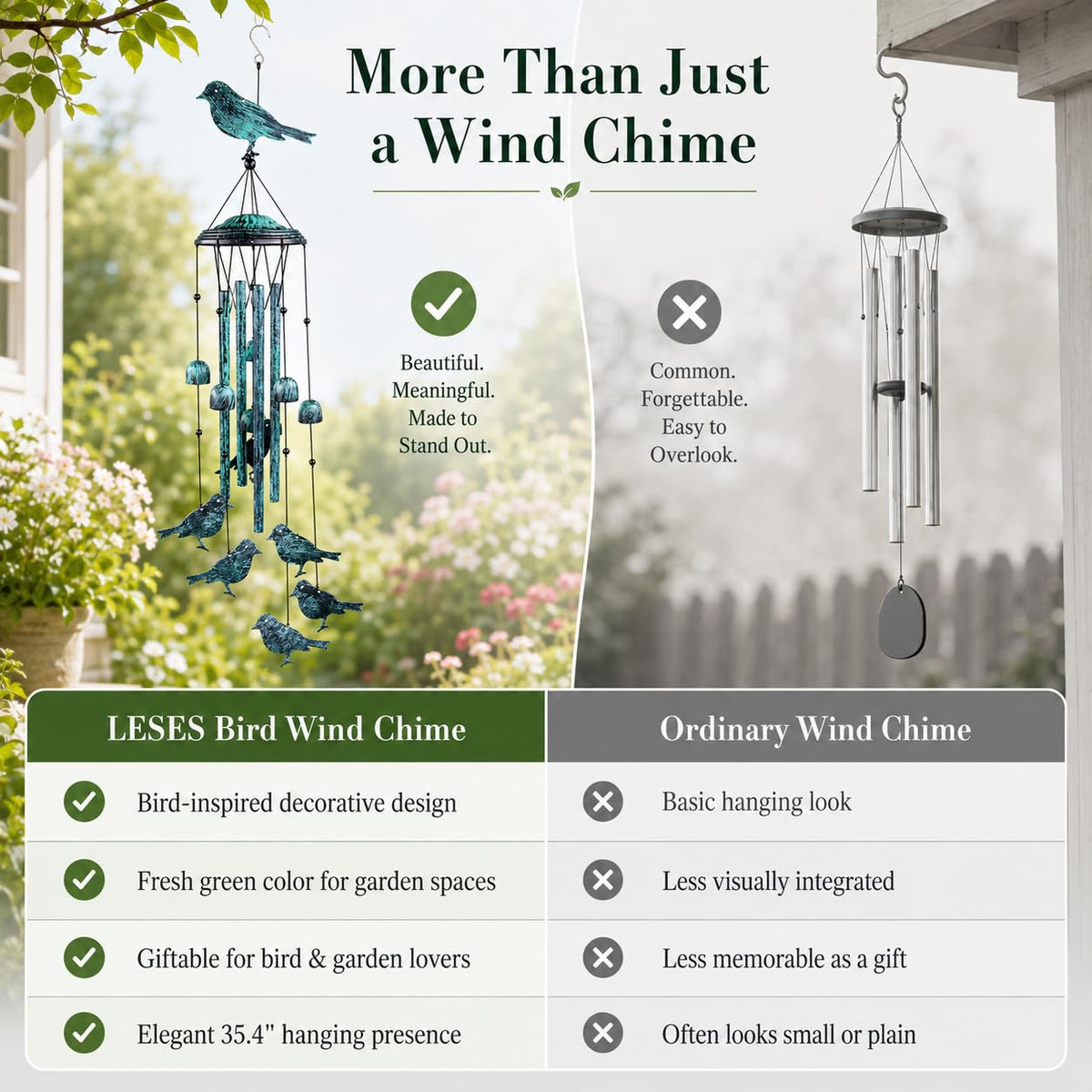 Wind Chimes for Outside (Bird)
