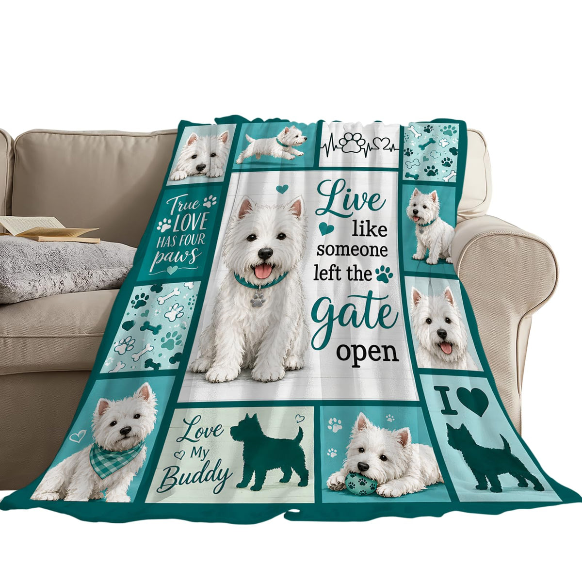 Westie Blanket (40"x50" / Westie)