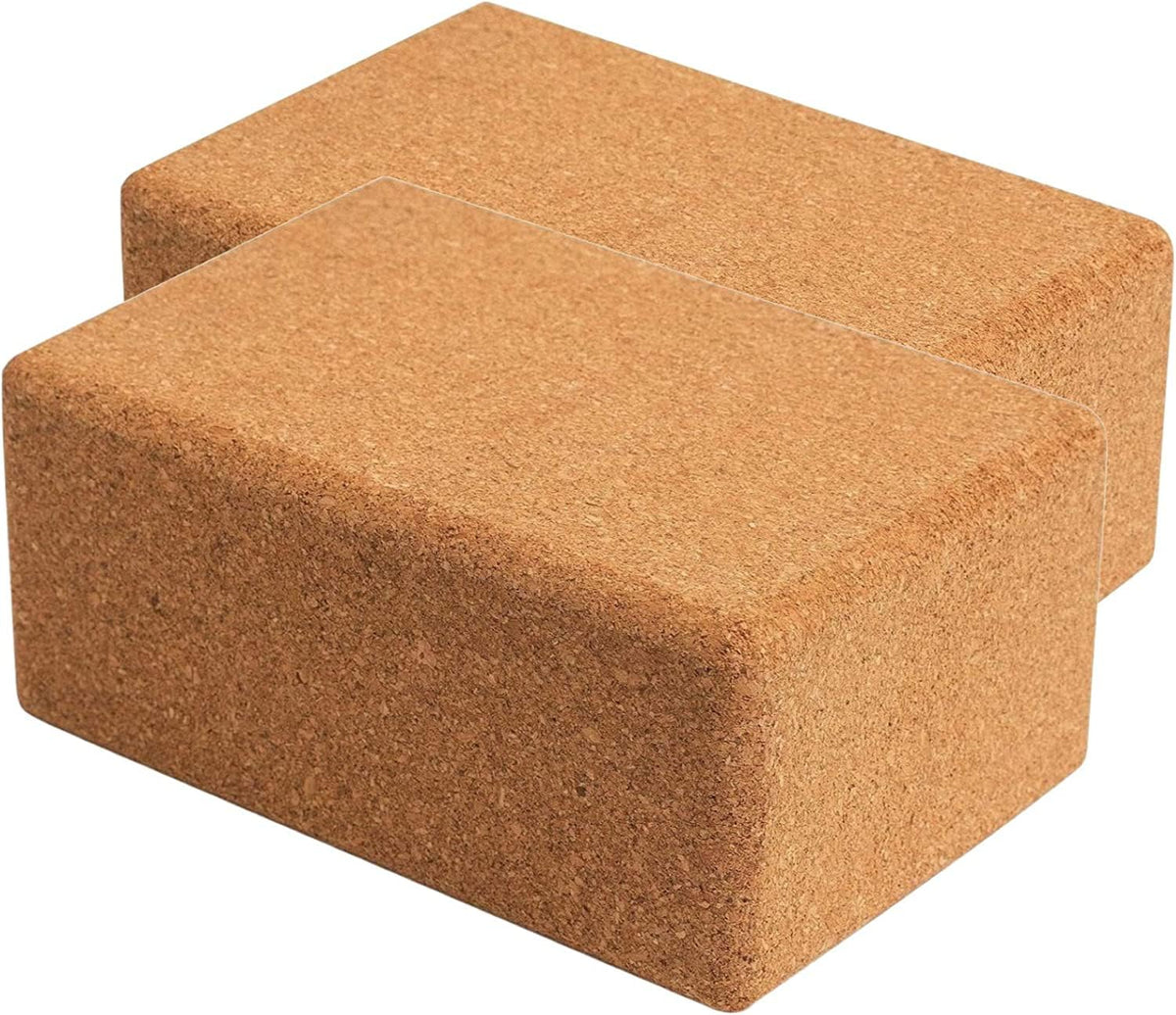 Cork Yoga Blocks 2 Pack