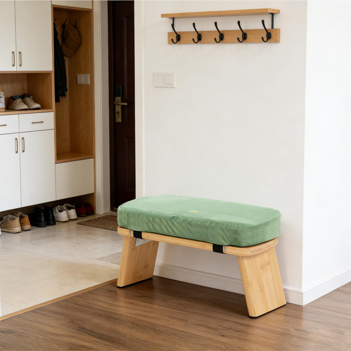 Bamboo Meditation Bench (Green)