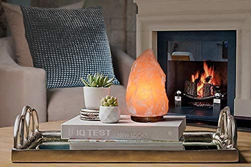 7 Inch Himalayan Salt Lamp with Dimmer Cord (7 to 9 Inch)
