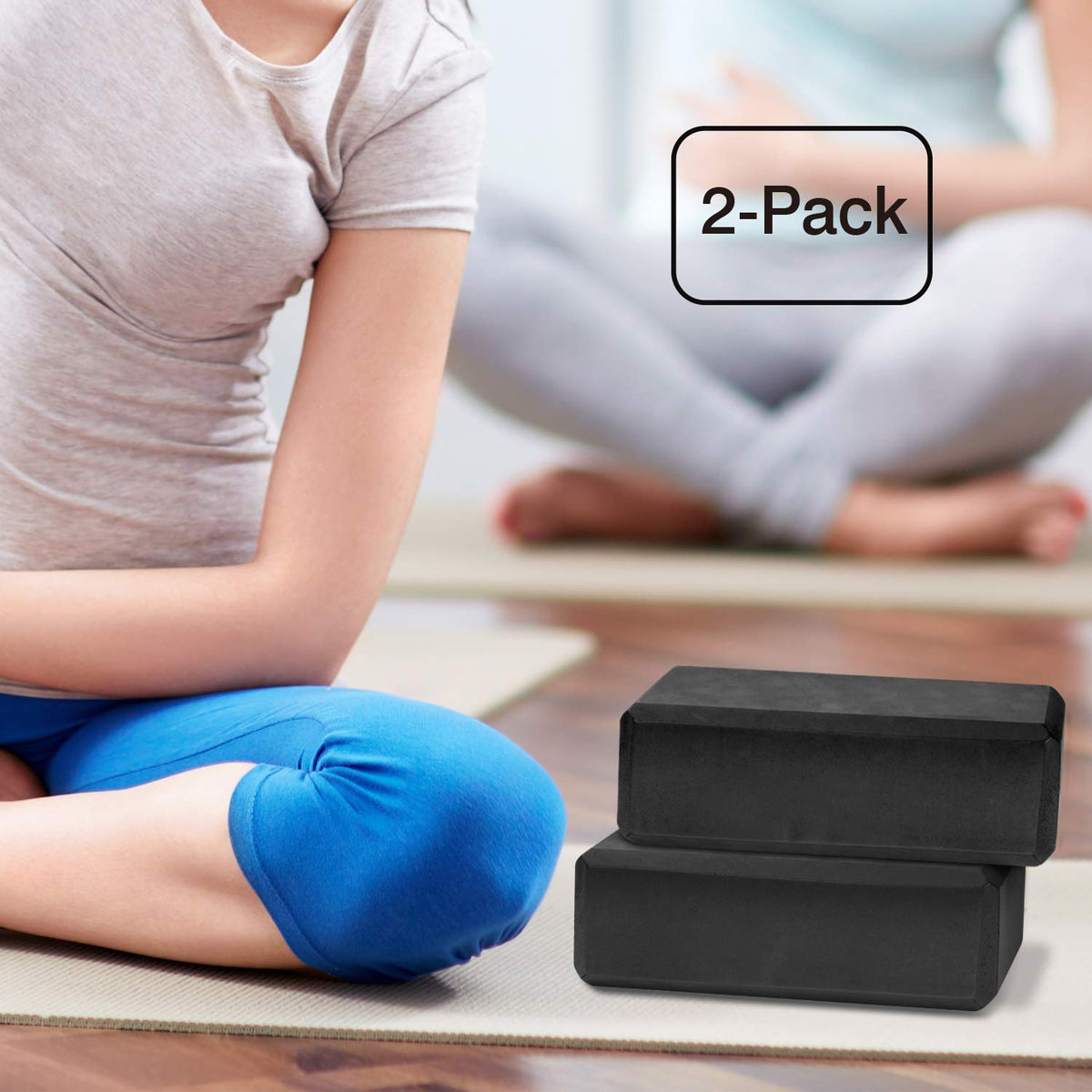 EVA Foam Yoga Block (Black)