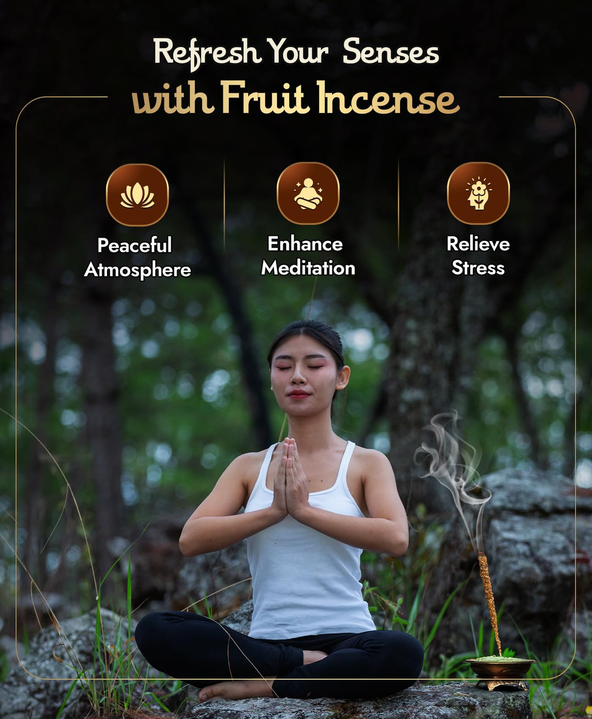 4pcs Wildly Harvested Palo Santo Incense Sticks