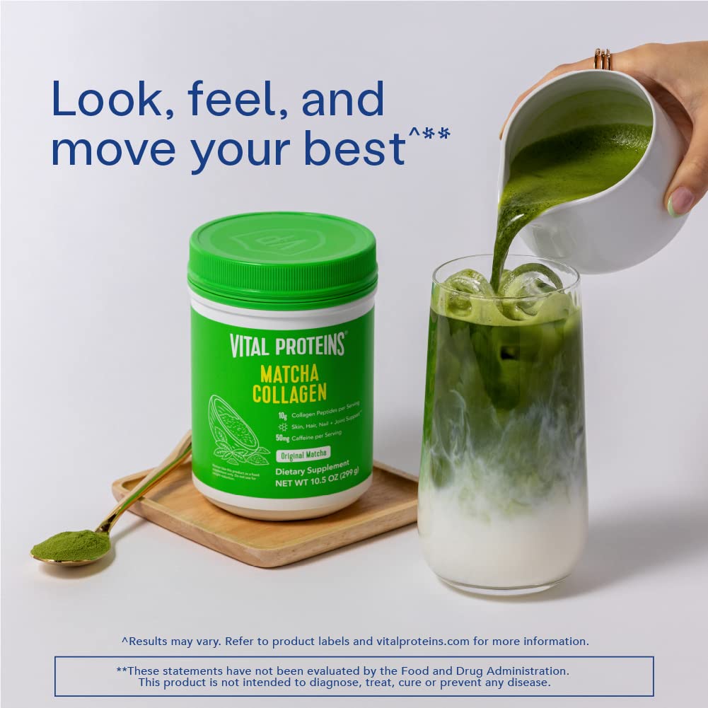 Matcha Collagen Peptides Powder (21 Servings (Pack of 1))
