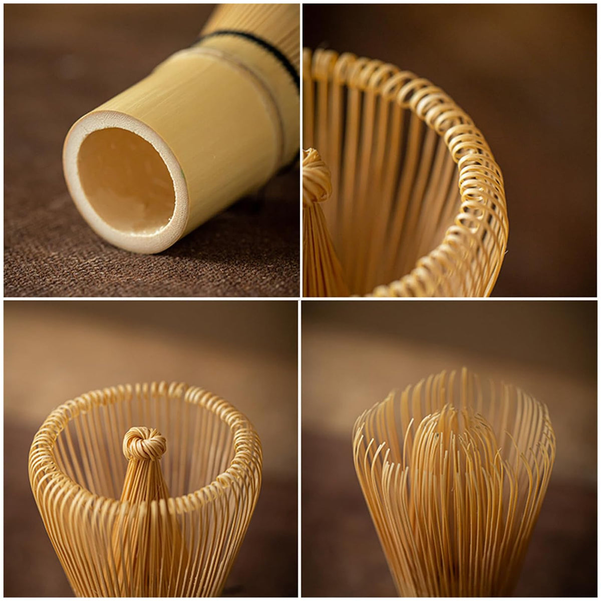 Matcha Whisk Bamboo Whisk Handcrafted Traditional Japanese Chasen 120 (set of 1 - A)