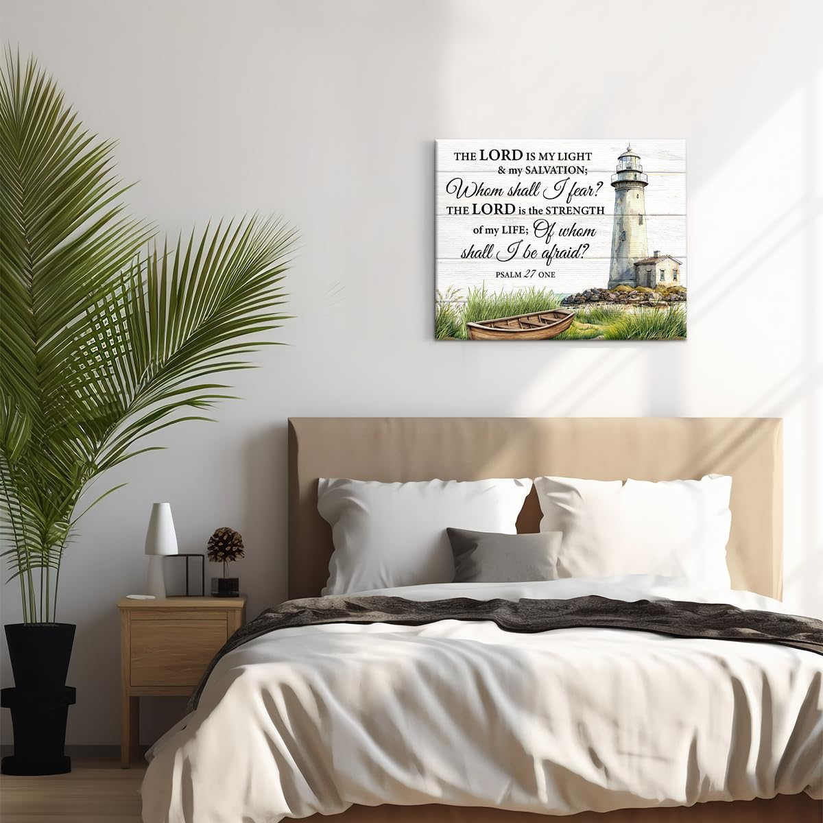 Nautical Lighthouse Canvas Wall Art Lighthouse Coastal Beach Pictures (Nautical Lighthouse)