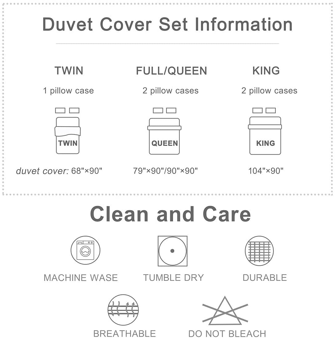 Zen Spa Duvet Cover for Boys (Cyj12009tj / Full 80"x90")