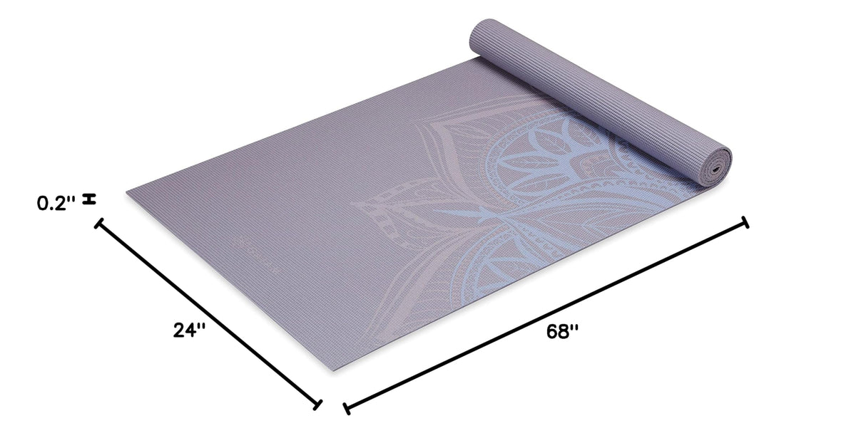 Yoga Mat Premium Print (Dusty Purple Point)