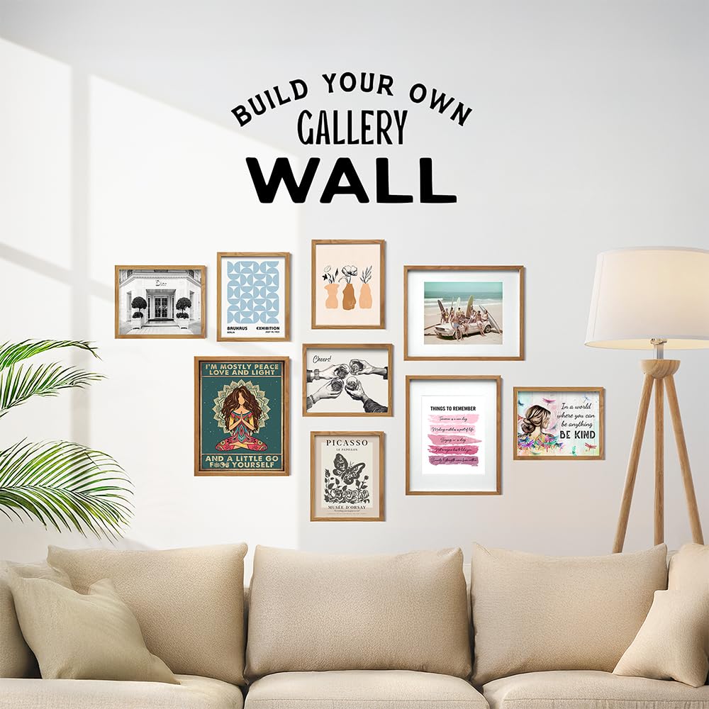 Funny Boho Wall Art 11x14 FRAMED (14"L x 11"W / Framed)