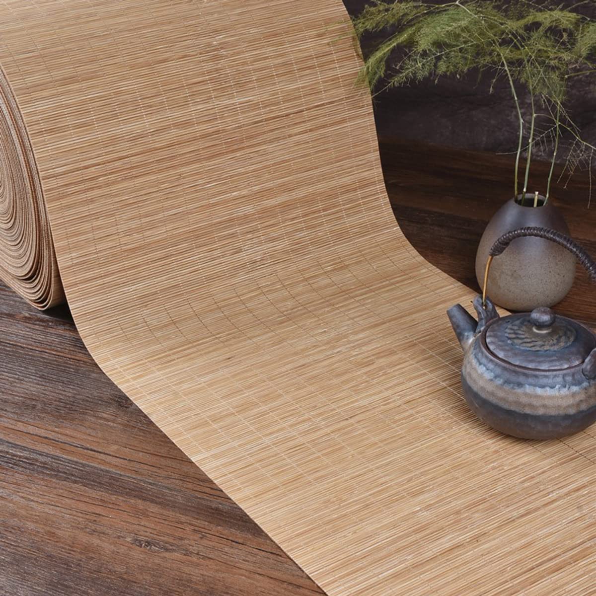 Bamboo Table Runner Mat 15.75" x 39.37" (15.75"x39.37")