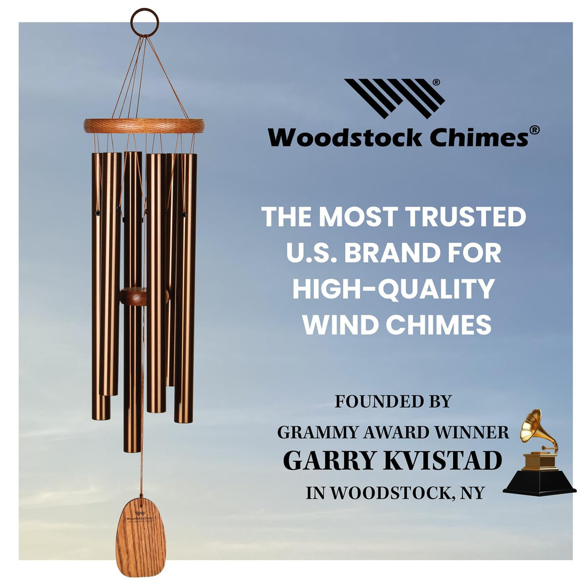Woodstock Wind Chimes Amazing Grace Chime Medium (Bronze / 24" Medium)