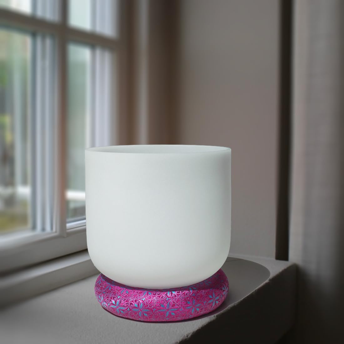 Singing Bowl Cushion for Crystal & Tibetan Singing Bowls (DeepMagenta / 6.7 Inch)