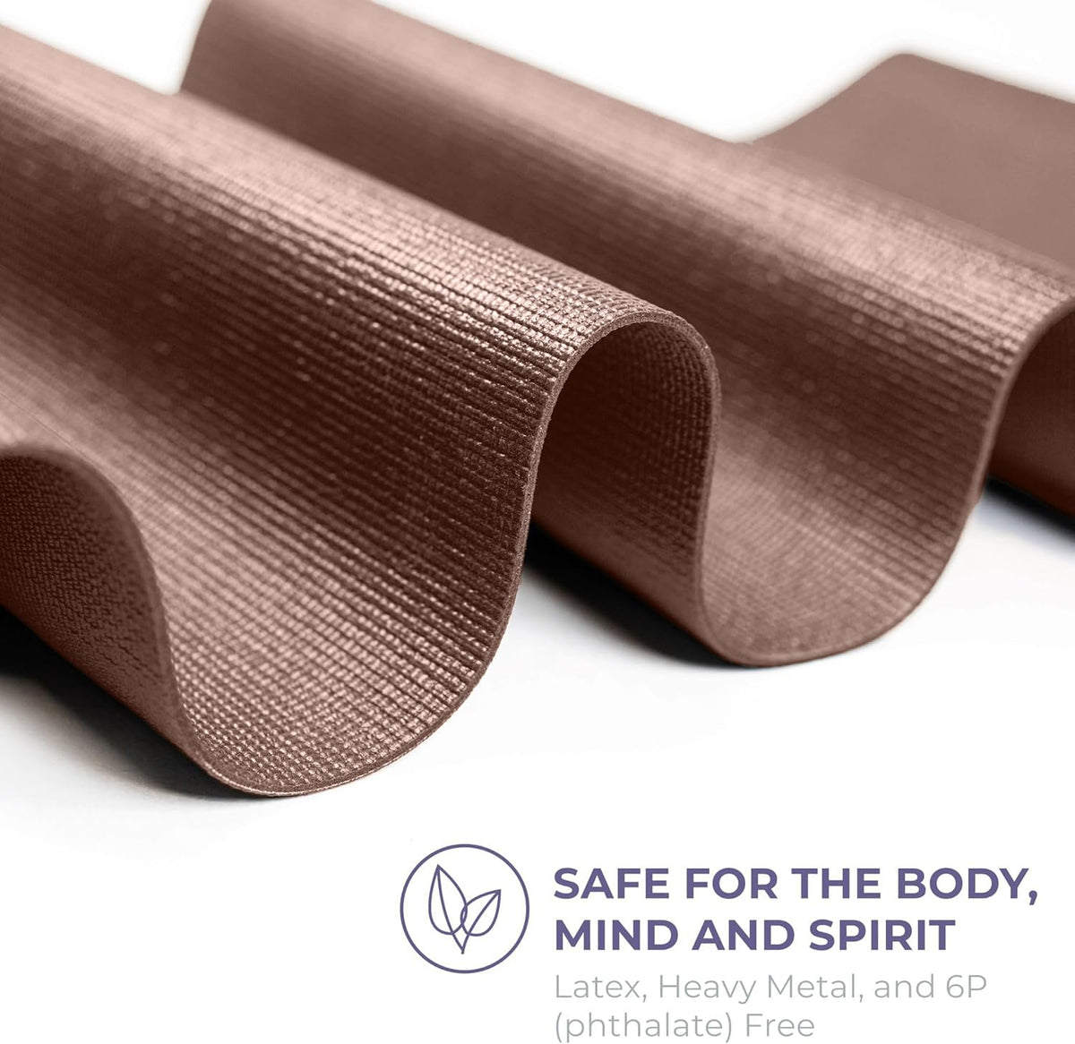 Voyage 5mm Thick Yoga Mat Roll (Chocolate)