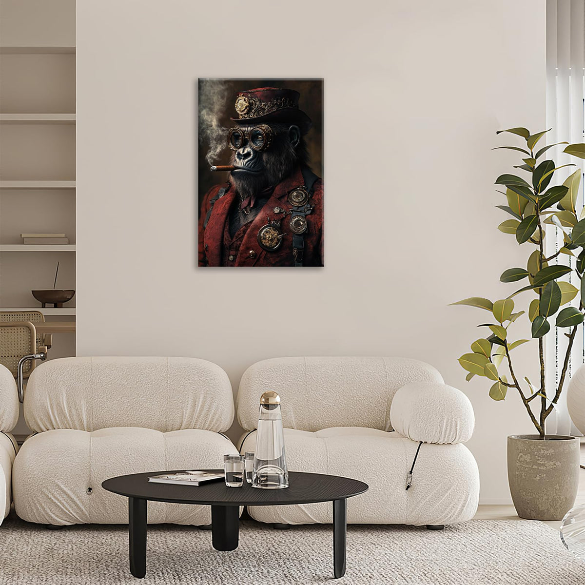 Gorilla Wall Art (Gorilla / 24"L x 16"W)
