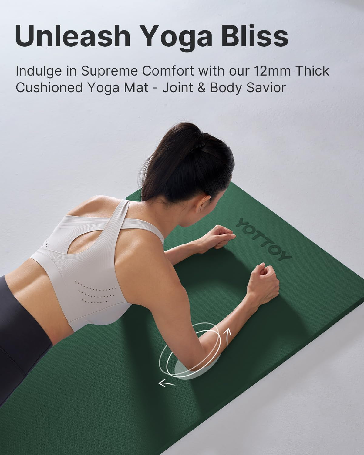 Yoga Mat Extra Thick Yoga Mat (Green / 72*32*1/2inch)
