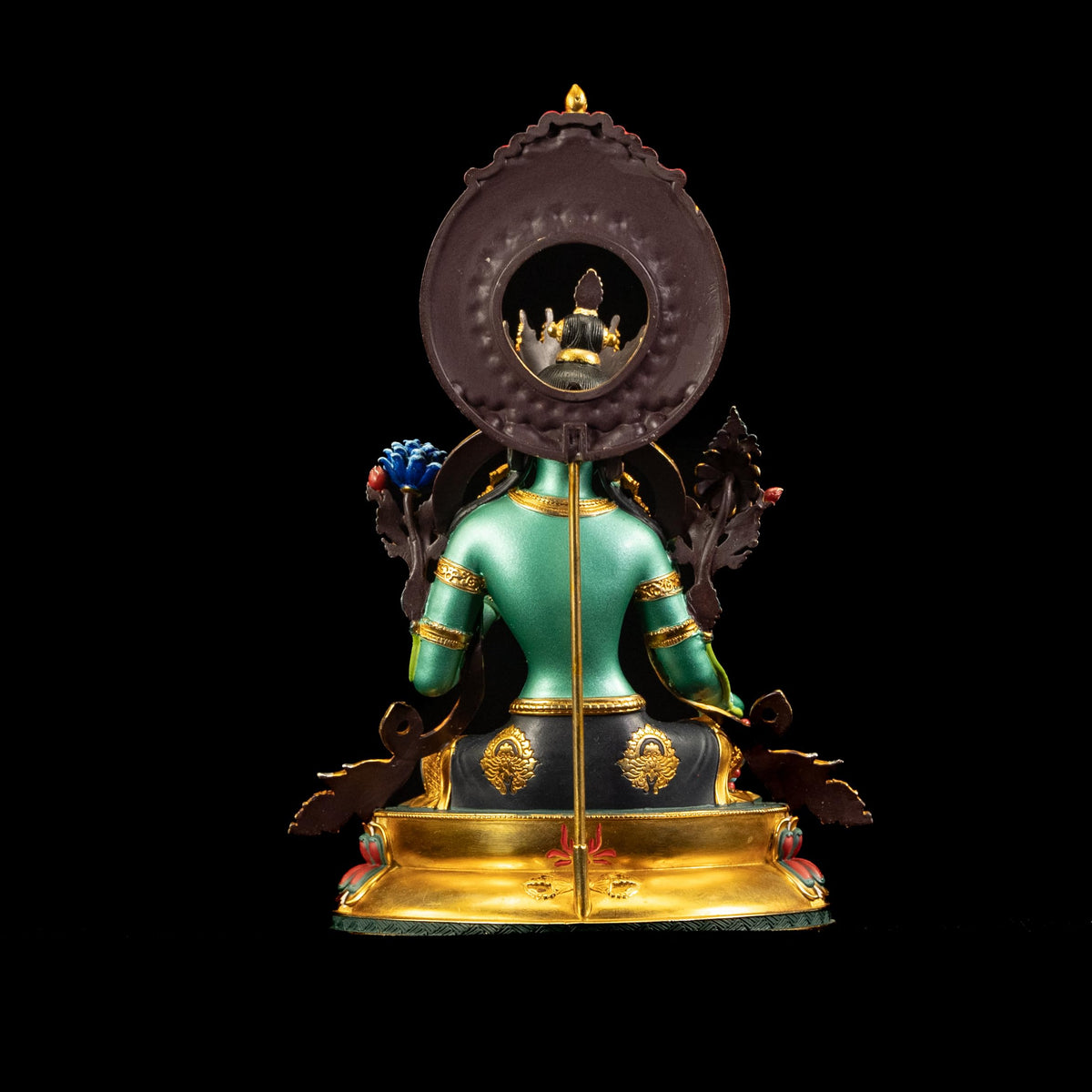 Buddha Statue Indoor (Green Tara / 5.91in)